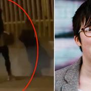 Bild från övervakningsfilmen / Lyra McKee. 