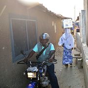 Arkivbild från Ghanas huvudstad Accra.