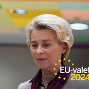 Sveriges statsminister Ulf Kristersson och EPP:s Ursula von der Leyen