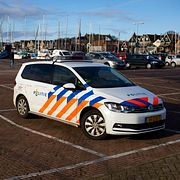 En nederländsk polisbil. Arkivbild.