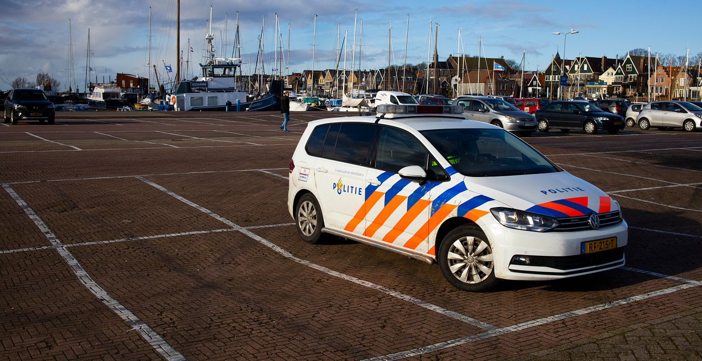 En nederländsk polisbil. Arkivbild.