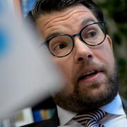 Jimmie Åkesson (SD) inför partiets landsdagar i Örebro.