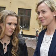 Ellinor Grimmark och hennes juridiska ombud Ruth Nordström.