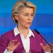 EU-kommissionens chef Ursula von der Leyen. 