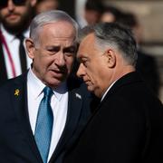 Benjamin Netanyahu och Viktor Orbán. 