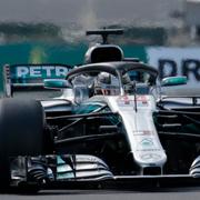 Lewis Hamilton under dagens Grand Prix i Paris.