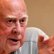 Peter Higgs, storfavorit till Nobelpriset i fysik.