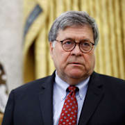 Bill Barr under tiden som justitieminister. Patrick Semansky / AP