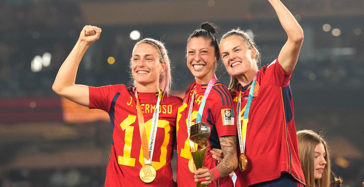 Spanien vann fotbolls-VM 2023. 