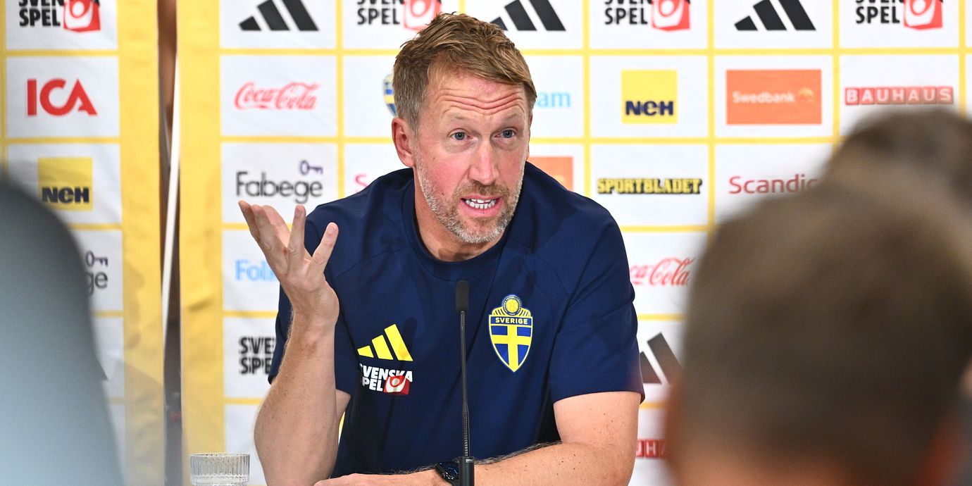 Sveriges förbundskapten Graham Potter.