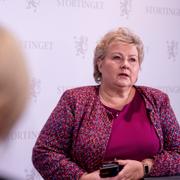 Erna Solberg.