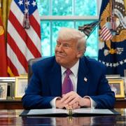  Donald Trump  i Ovala rummet, 20 maj.