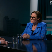 Maria Malmer Stenergard (M) i SVT:s Agenda