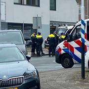 Polis på plats i Ede.