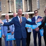 Nigel Farage, partiledare för Reform UK.