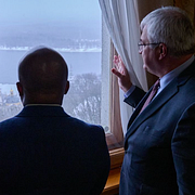 Samuel Okudzeto Ablakwa och Andrij Sybiha på en bild som publicerats av den sistnämnde på X. 