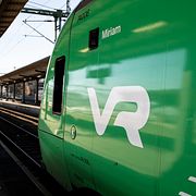 Arkivbild av ett VR-tåg.