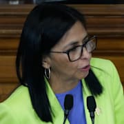 Venezuelas tillförordnade president Delcy Rodríguez. 
