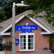 Gatan Trump avenue i Ottawa.