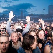 Steve Angellos spelning på Summerburst på Stockholms Stadion, 2013.