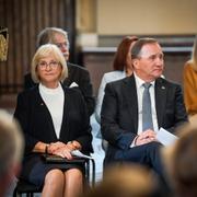 Statsminister Stefan Löfven och hans hustru Ulla.