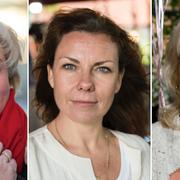 Susanne Axell, Terese Cristiansson och Erika Bjerström.