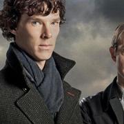 Benedict Cumberbatch och Martin Freeman.