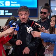 Cristian Mungiu under filmfestivalen i Cannes.