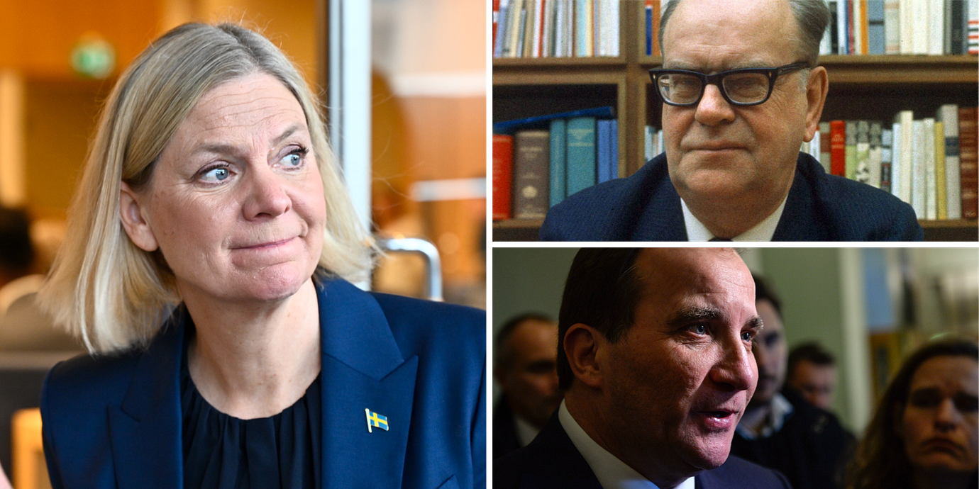 Andersson, Erlander och Löfven, montage.
