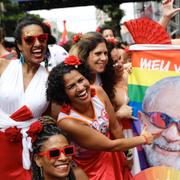 Lula-anhängare, Josep Borrell. Arkivbilder.