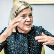 Finansminister Magdalena Andersson (S) 