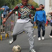 Fotbollsfans i Mexico City.