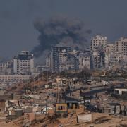Bild av Gaza stad på fredagen.