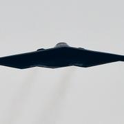 Ett amerikanskt bombplan av typen B2.