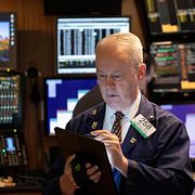 Trader på Wall Street. Arkivbild.