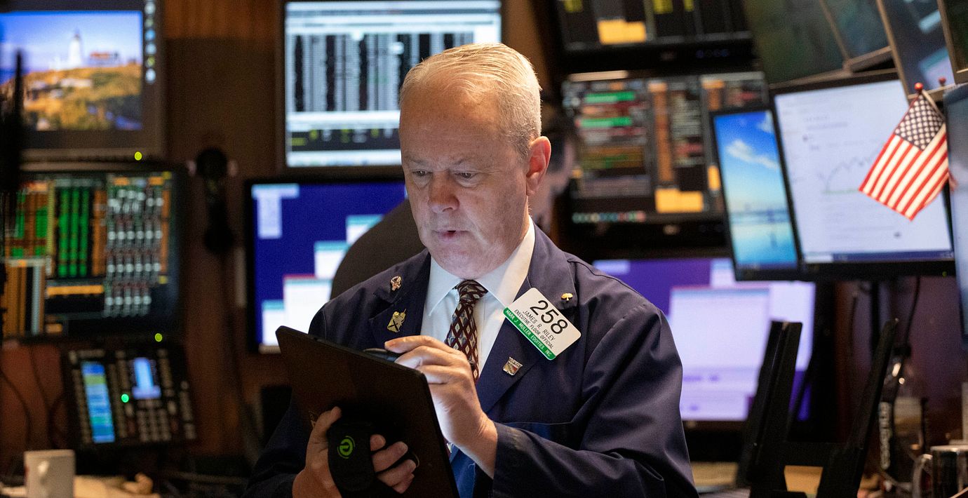 Trader på Wall Street. Arkivbild.