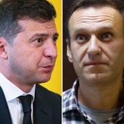 Volodymyr Zelenskyj/Aleksej Navalnyj/Svetlana Tichanovskaja.