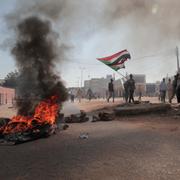 Demonstrationer mot avtalet mellan oppositionen om militärjuntan i Khartoum i december. 