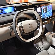 Arkivbild från januari: Volvos nya elbil, Volvo EX60, lanserades globalt under ett event på Artipelag utanför Stockholm.