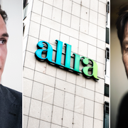 Alexander Ernstberger, före detta vd och medgrundare av Allra, och Thomas Bodström, före detta styrelseledamot i Allra. 