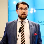 SD-ledaren Jimmie Åkesson.