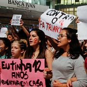 Protester i Sao Paolo