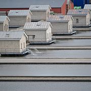 Norsborgs vattenverk i Stockholm. Arkivbild. 