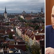 Estlands huvudstad Tallinn/Vladimir Putin.
