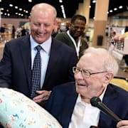 Greg Abel och Warren Buffett.