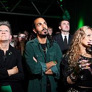 Miljöpartiets Ulrika Westerlund och Gurgin Bakircioglu (MP), riksdagskandidat.