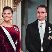 Kronprinsessan Victoria och prins Daniel. 