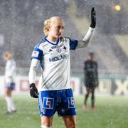  Norrköpings Wilma Leidhammar under en tidigare match.