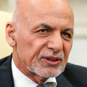 Ashraf Ghani / Helikopter som Ghani färdades i den 2 augusti