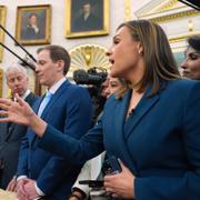 ABC News reporter Mary Bruce blev tillsagd av Trump. 